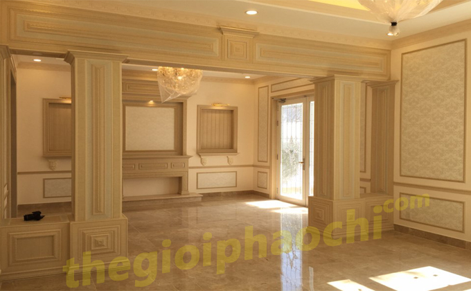 Thi Công Phào Chỉ Nhựa Biệt Thự Hải Vương Quận 2